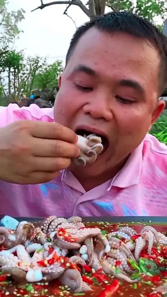 泰式剁椒凉拌小八爪鱼 泰国大叔泰国美食内容启发搜索种草激励计划全民任务