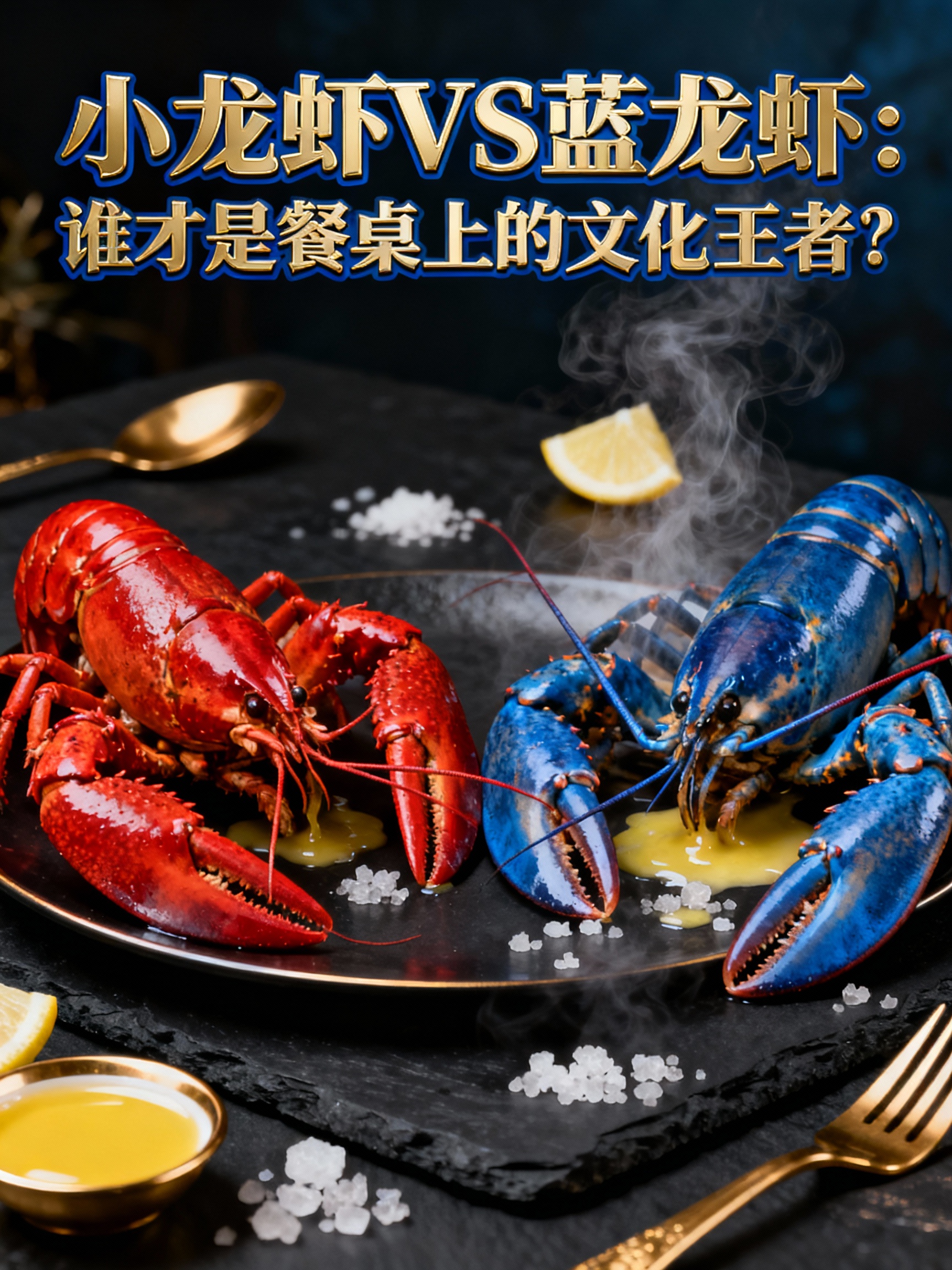 小龙虾VS蓝龙虾:谁才是餐桌上的文化王者?