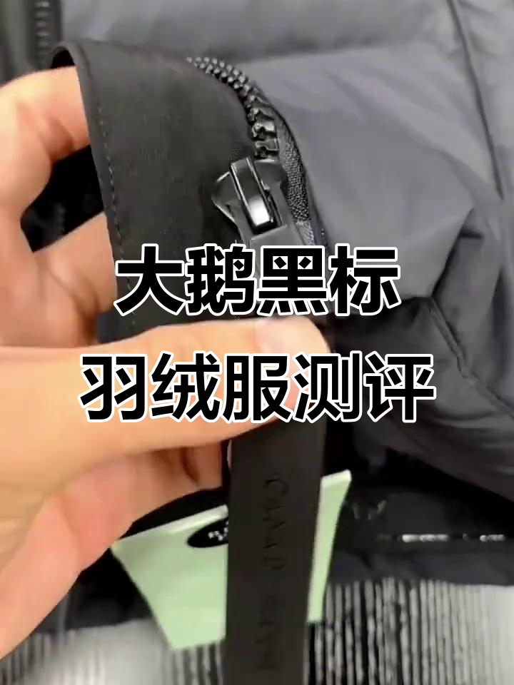 欧阳娜娜同款大鹅黑标羽绒服,细节满满保暖又时尚
