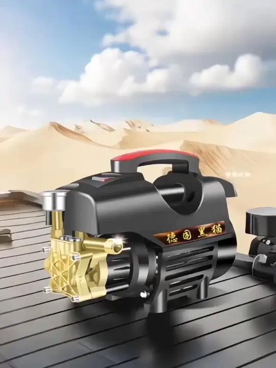 黑猫洗车机，家用220V大功率高压水枪，便携式强力刷车水泵清洗机