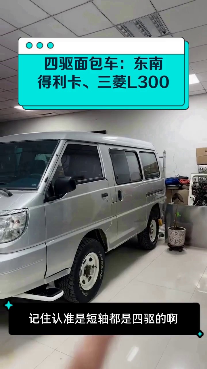 四驱面包车：东南得利卡、三菱L300