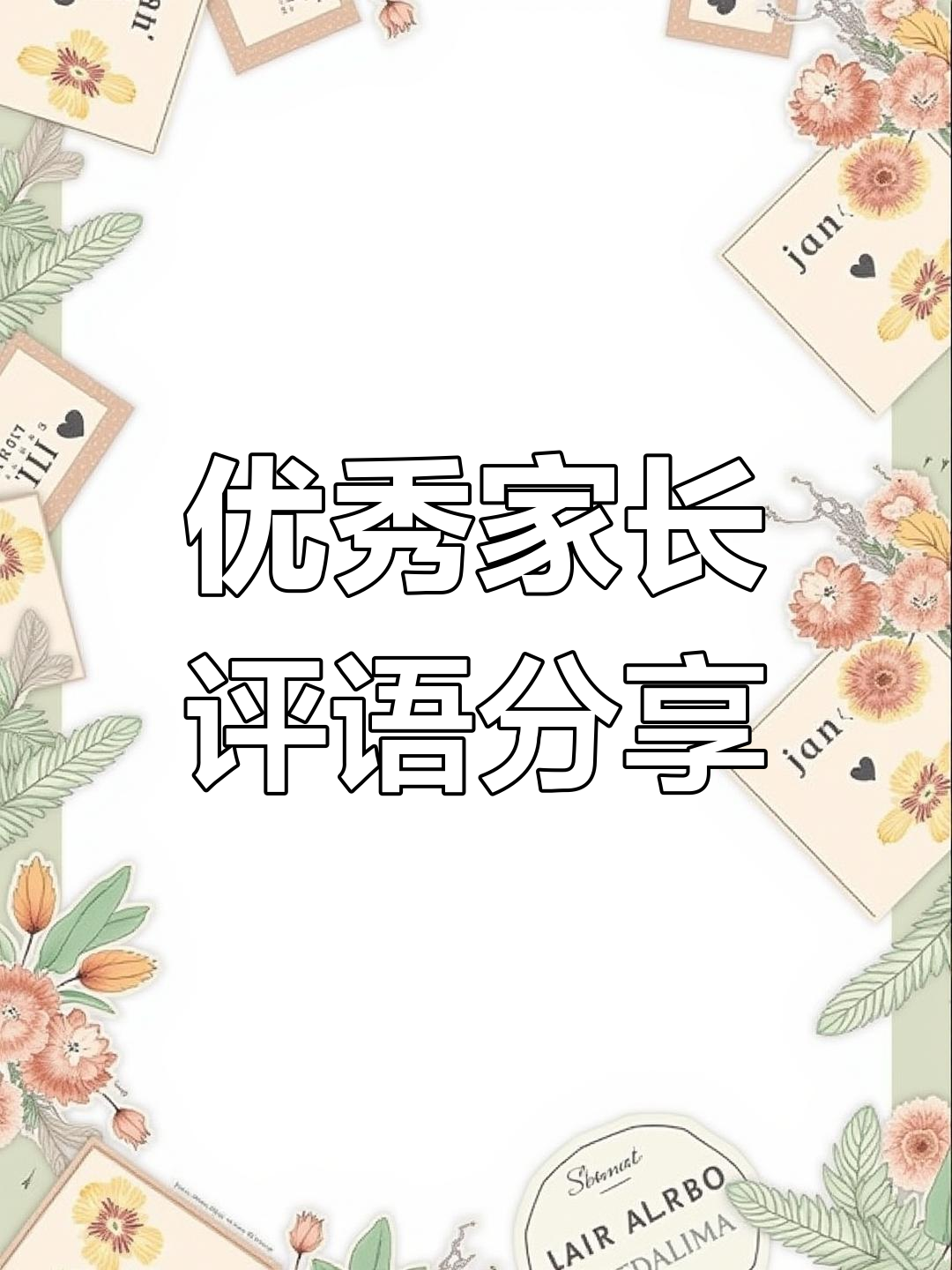 如何给孩子写评语,家长必学技巧