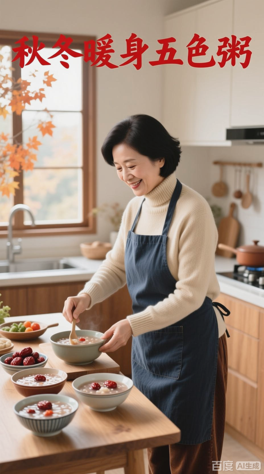 秋冬暖身，红枣桂圆滋补粥