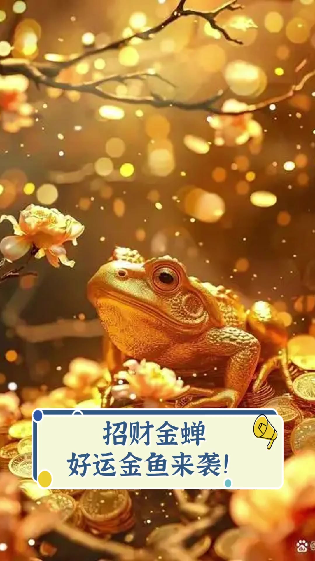 招财金蝉,好运金鱼来袭!