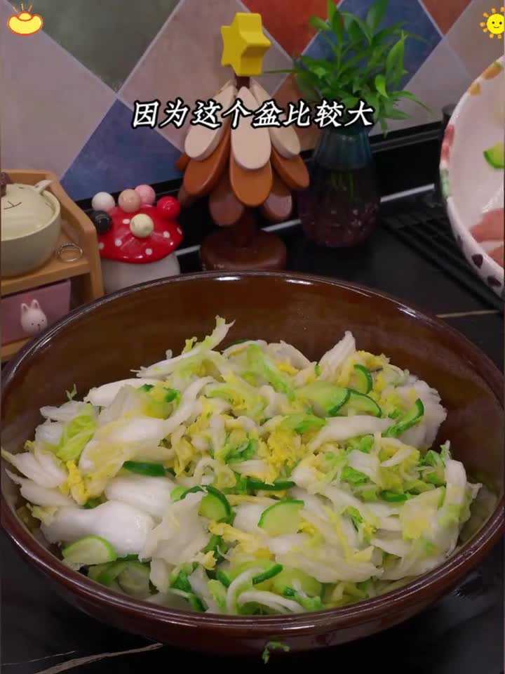 腌好就能吃的辣白菜,简单几步在家就能做 辣白菜 美食教程 自制辣白菜