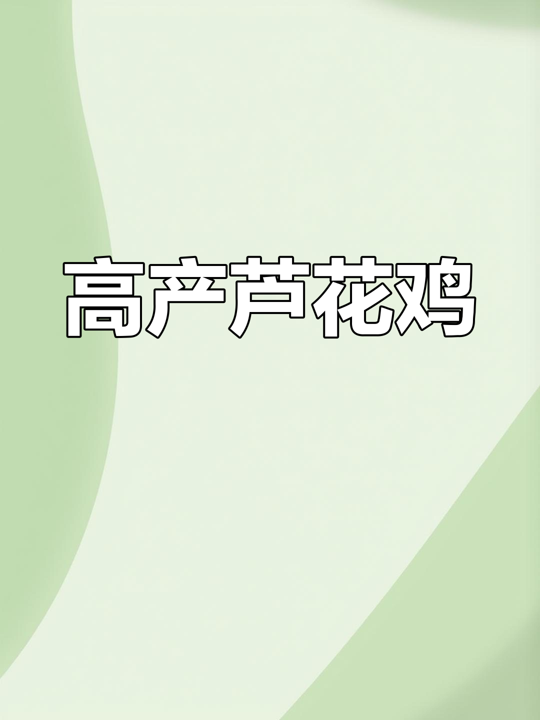 芦花鸡:高产蛋率,耐粗食的生态散养土鸡