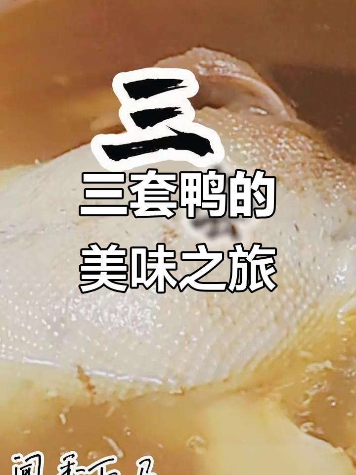 淮扬三套鸭,地道美食大揭秘