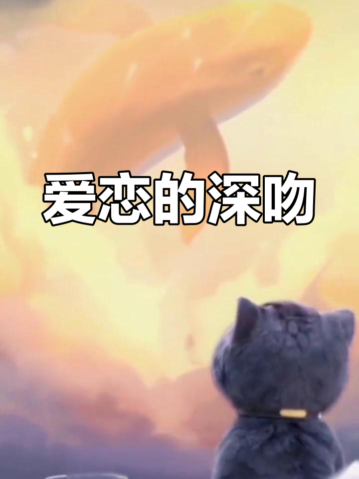 绘本中的爱恋,猫与鱼的深情之吻,化作唯美视频感动人心