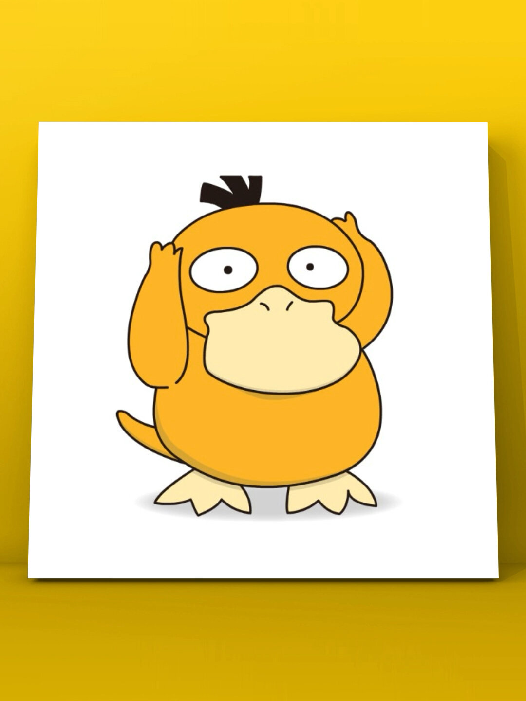 人人都能学会的可达鸭简笔画