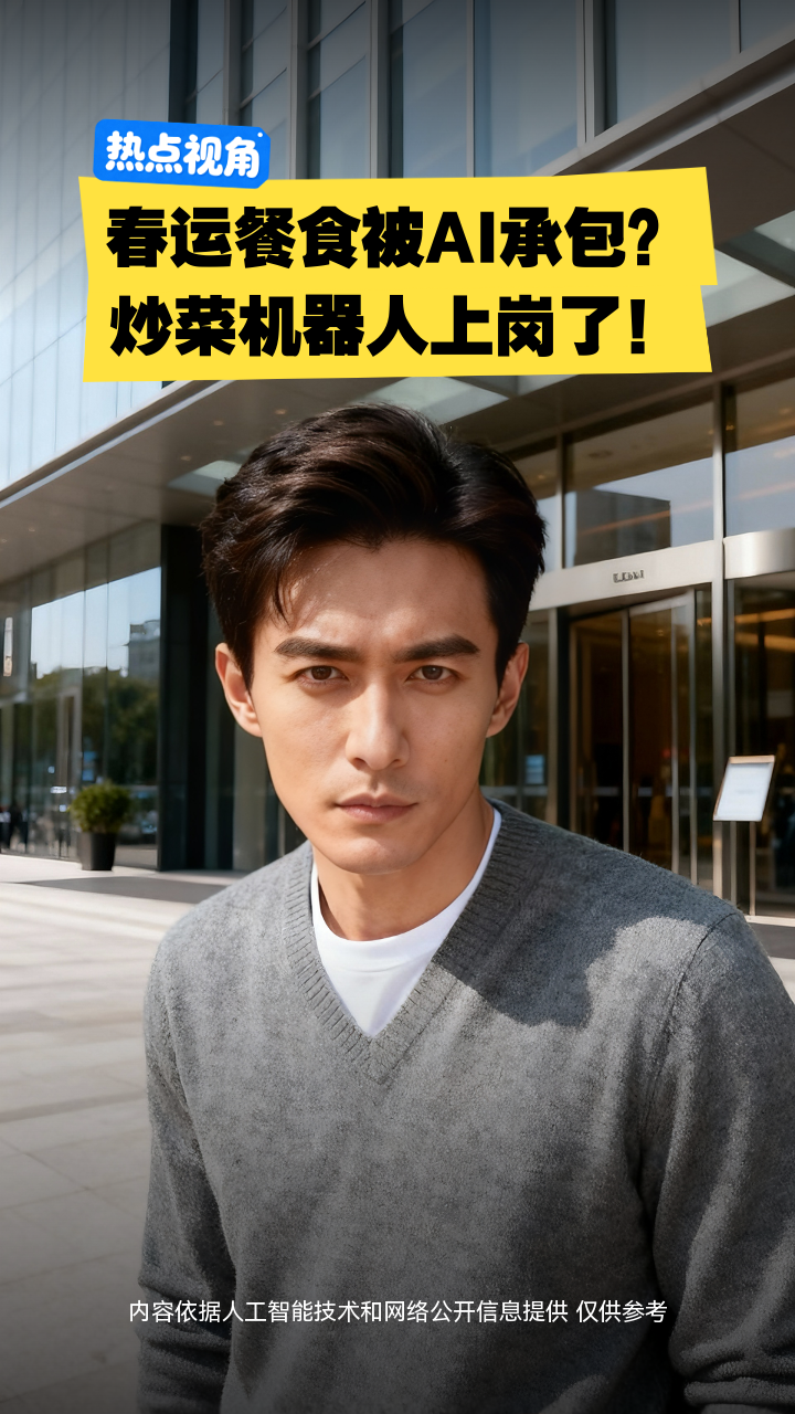 春运餐食被AI承包？炒菜机器人上岗了！