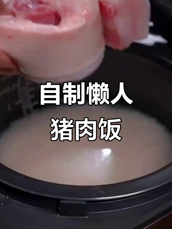 懒人必备!自创懒人猪肉饭,简单又下饭