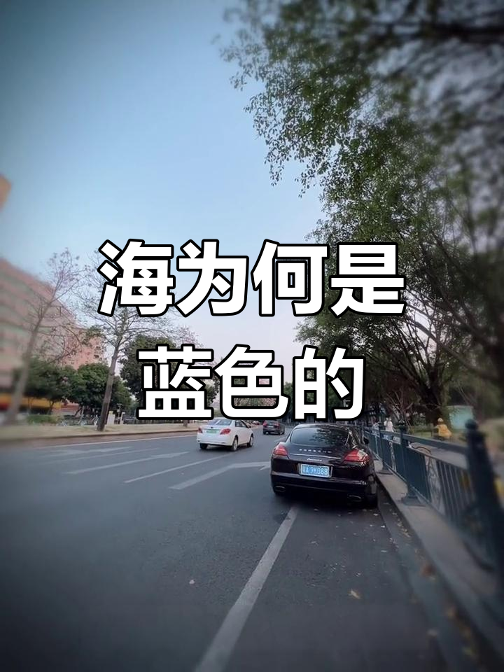 “为什么海是蓝的?因为小鱼在吹泡泡,蓝色泡沫!”