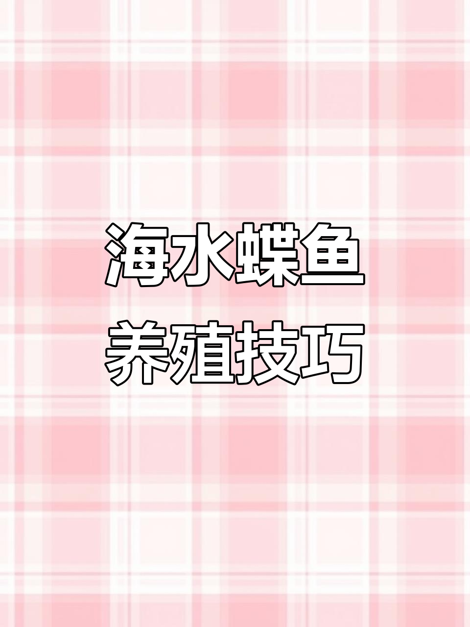 轻松饲养海水蝶鱼,打造海底世界