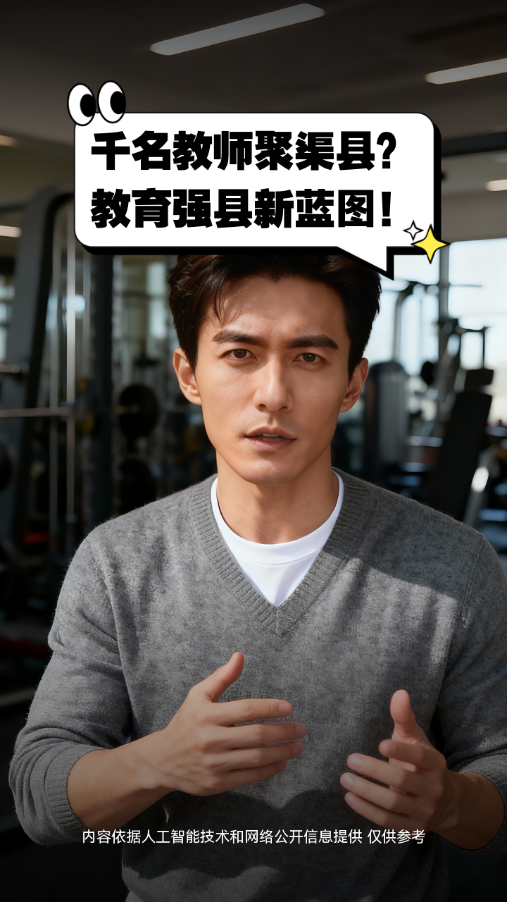 千名教师聚渠县?教育强县新蓝图!