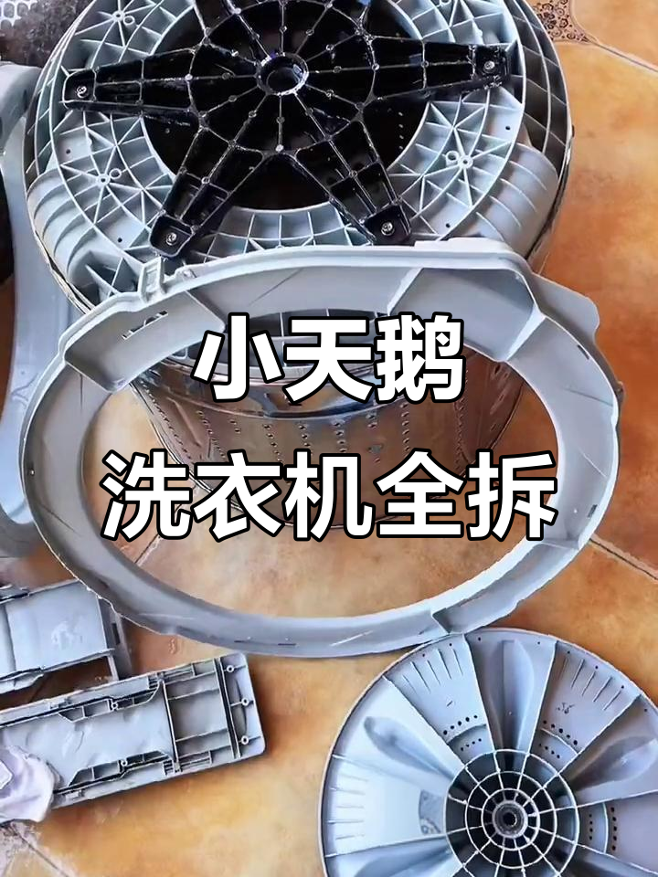 小天鹅大瀑布波轮洗衣机全拆解,清洗过程超震撼
