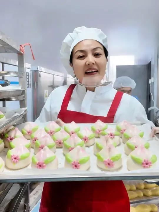 这么小的寿桃你见过没 软软糯糯