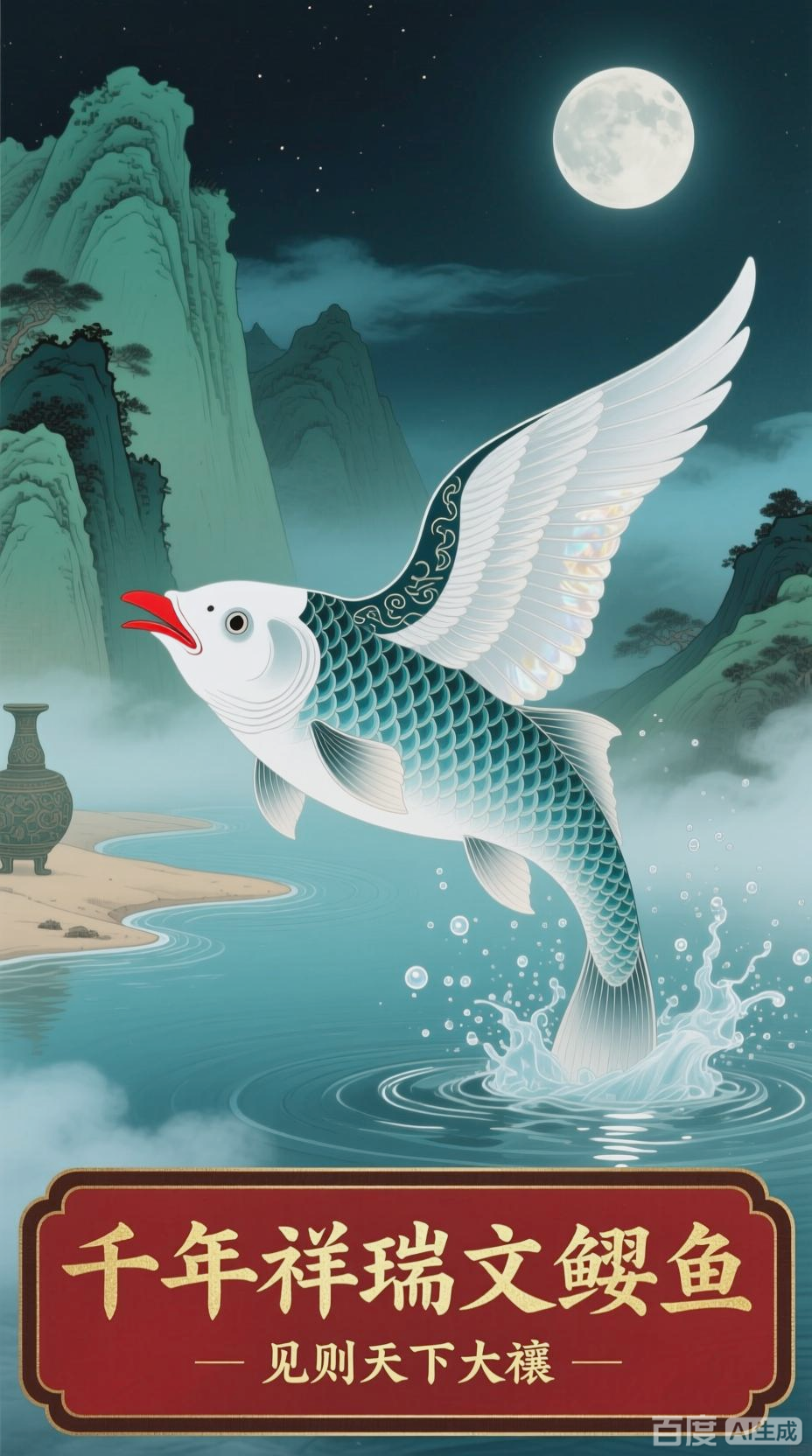 山海经异兽文鳐鱼——千年祥瑞