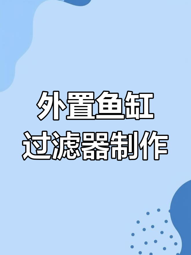 自制外置鱼马桶,轻松解决粪便问题