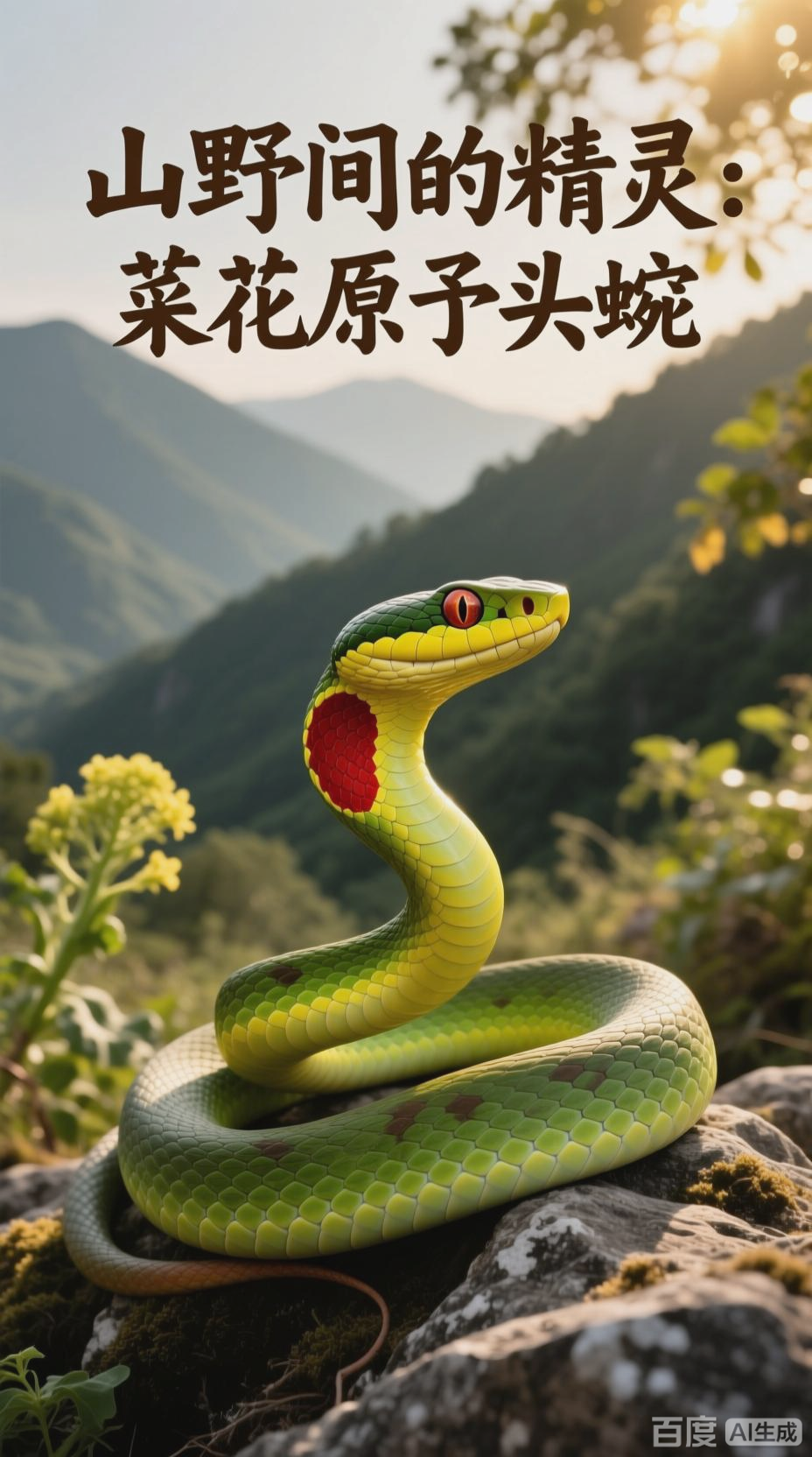 菜花原予头蝮：神秘的山野猎手