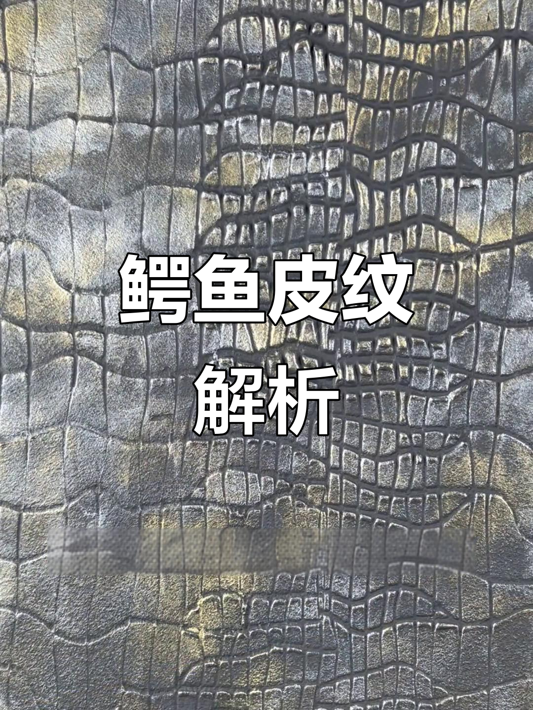 鳄鱼皮纹理制作，艺术漆技巧大揭秘