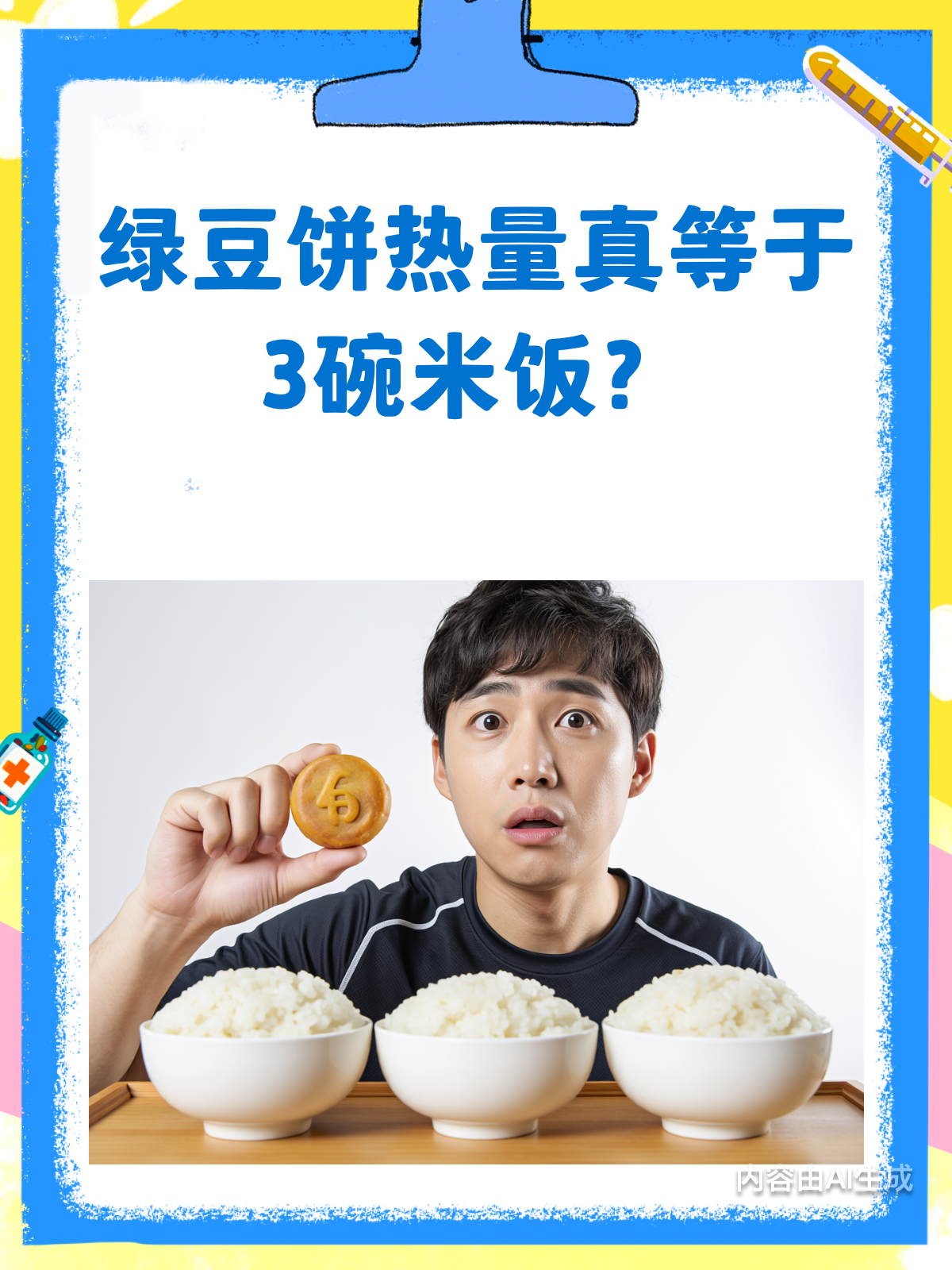 惊!一块绿豆饼热量竟等于3碗米饭?