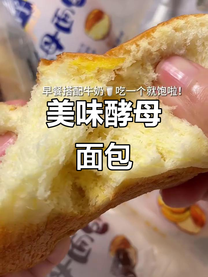 桃李酵母面包,奶香松软,早餐下午茶绝佳选择!