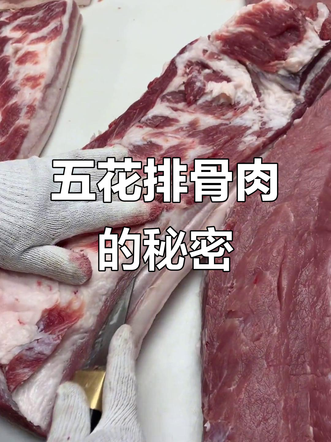 纯粮食猪肉,排骨五花肉制作揭秘!