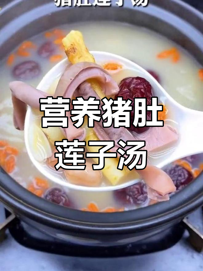 猪肚莲子汤,滋补又美味