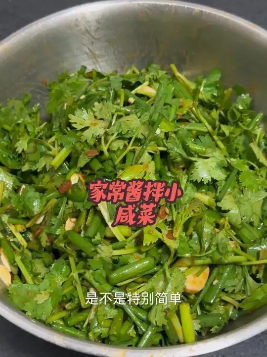 家常酱拌小咸菜