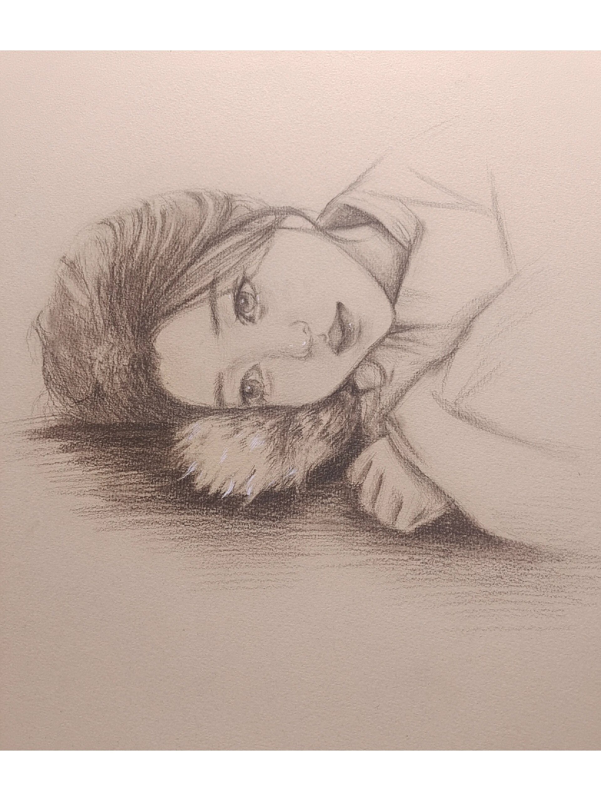 画一幅素描云之羽虞书欣