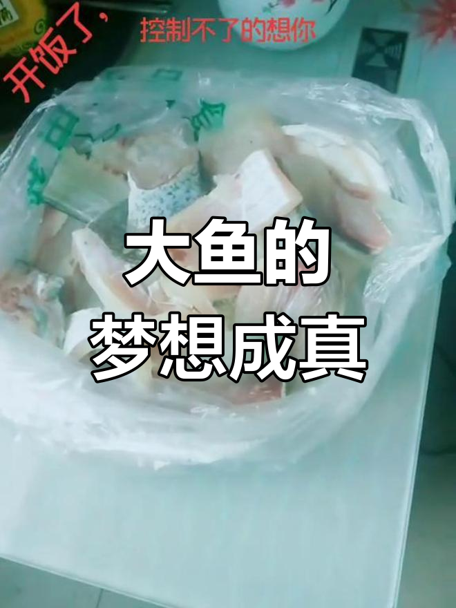 昨晚梦见大鱼,今天动手做,味道超赞!