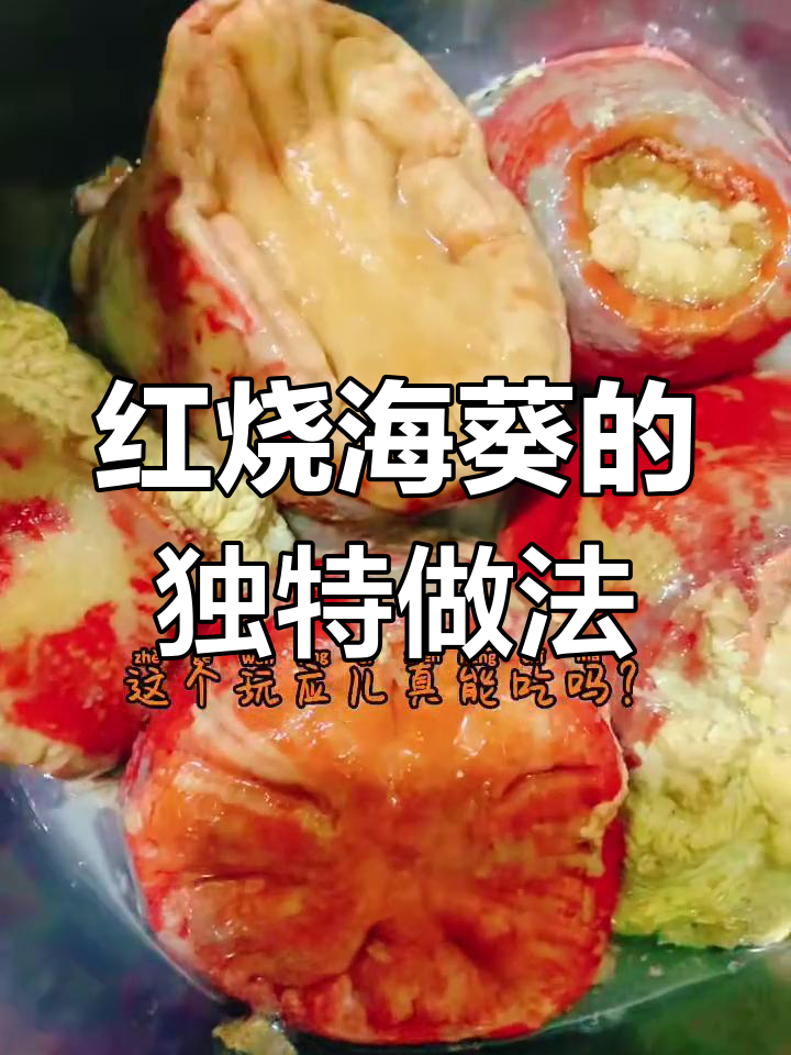 挑战海葵新做法,盐搓后红烧出奇味