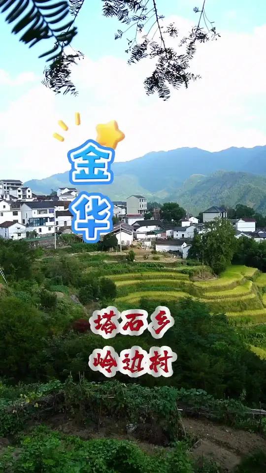 金华岭边村 金华塔石乡岭边村梯田
