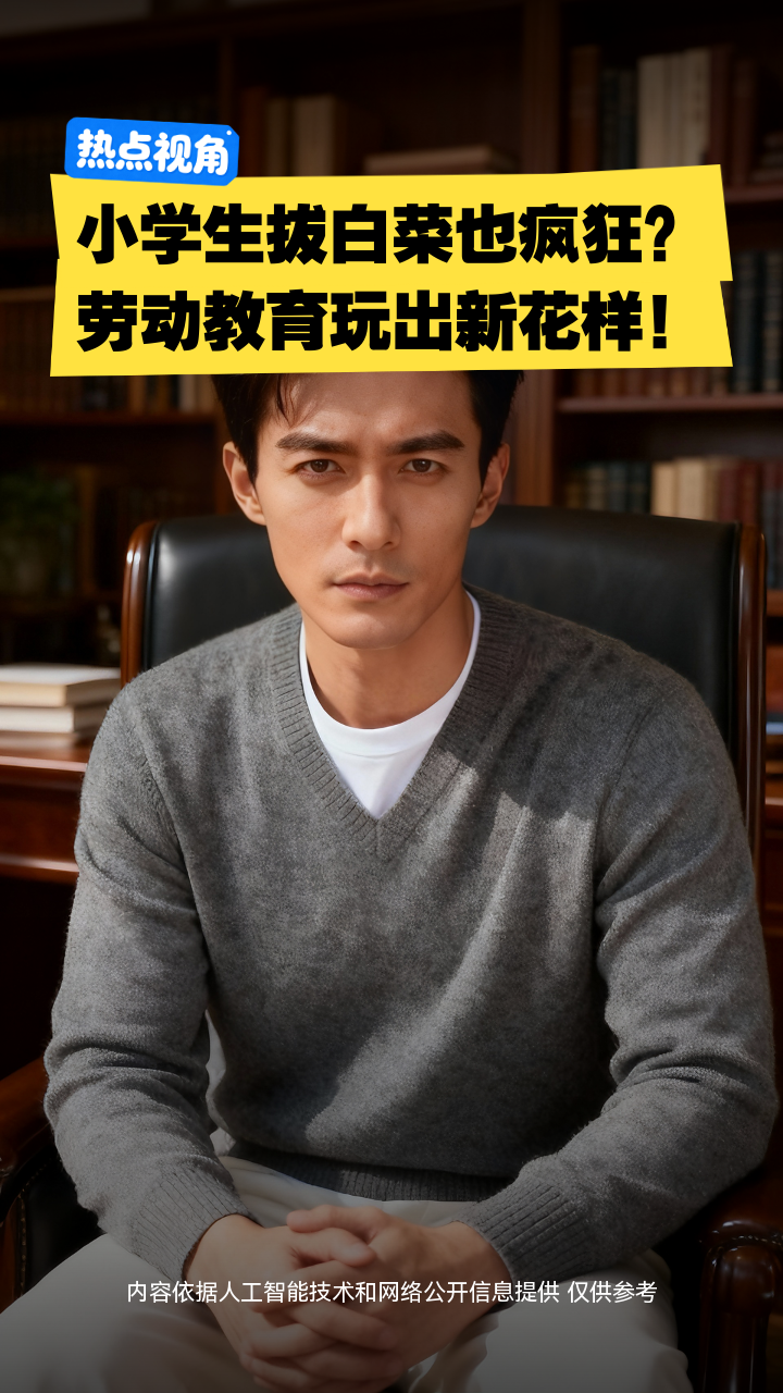 小学生拔白菜也疯狂?劳动教育玩出新花样!