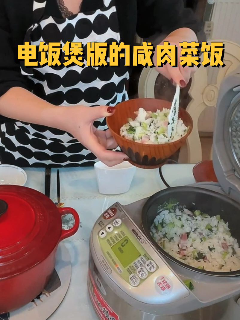 每日一菜|电饭煲版的咸肉菜饭
