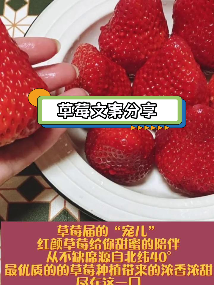 草莓文案写作技巧,轻松提升销量