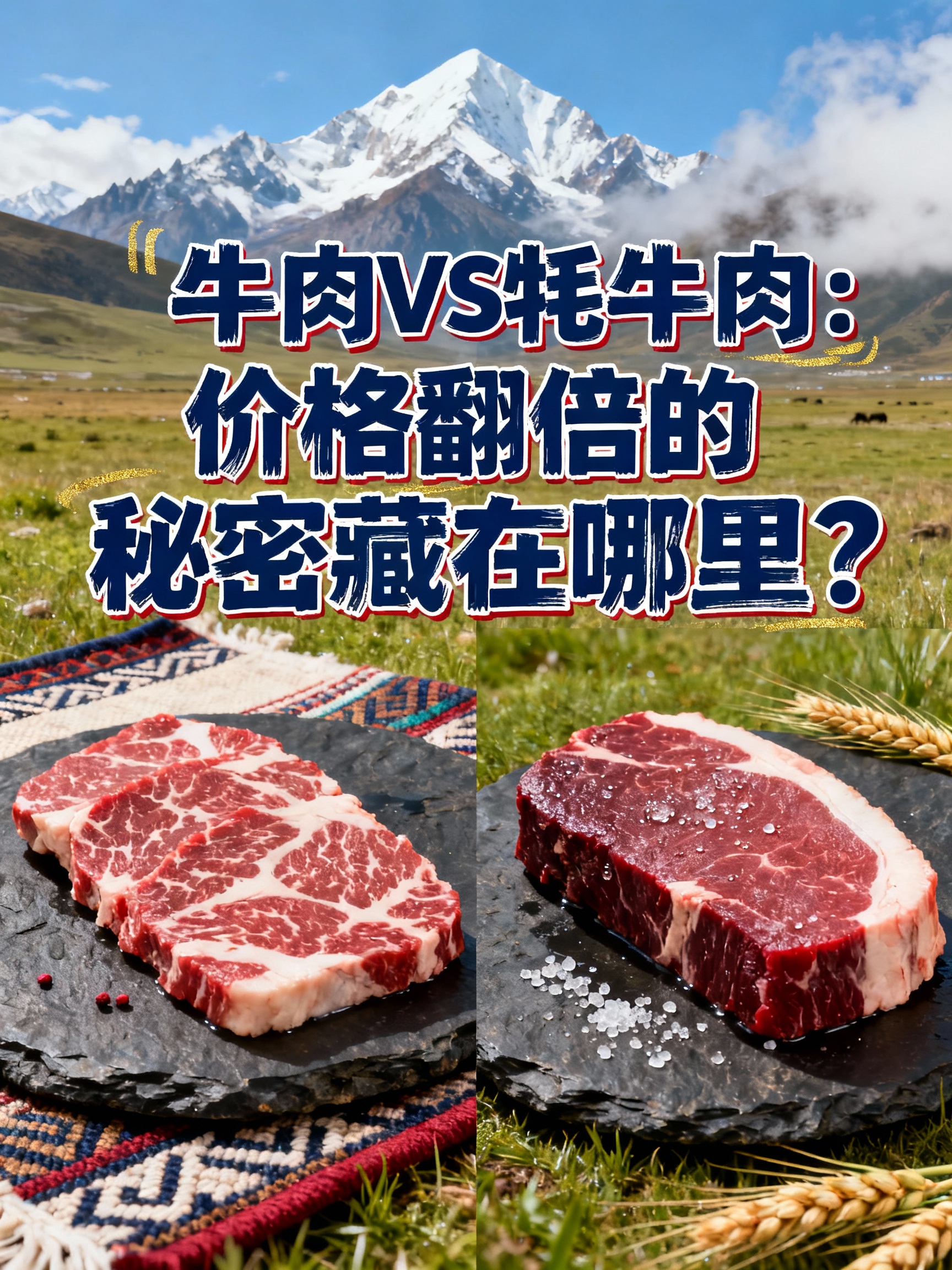 牛肉VS牦牛肉：价格翻倍的秘密藏在哪里？