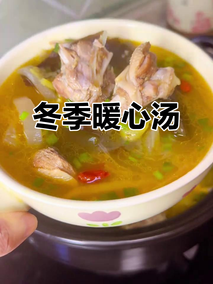 酸萝卜炖老鸭,暖心又开胃,寒冬必备的舒适汤品
