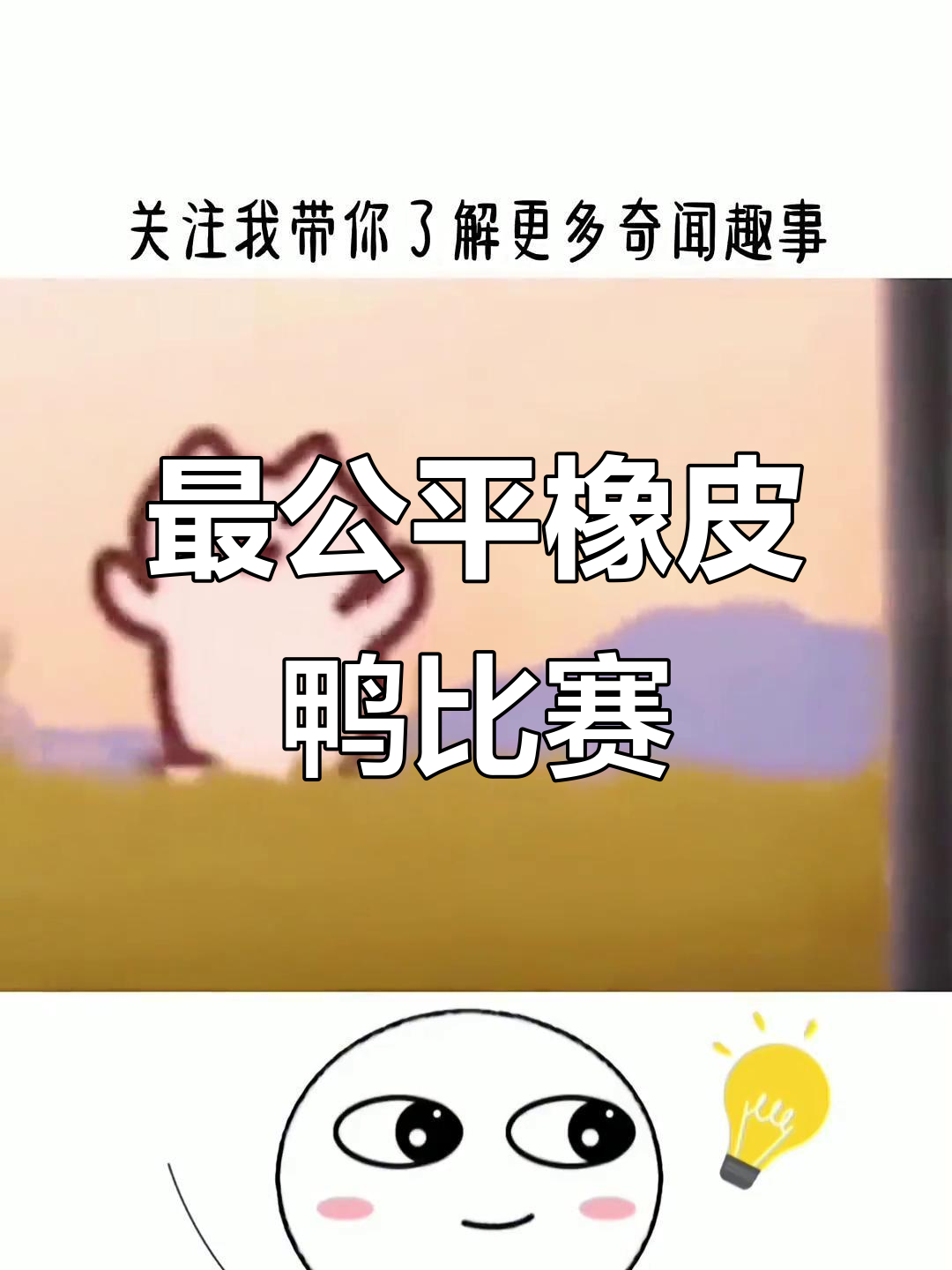 全球最公平的橡皮鸭赛跑,谁能笑到最后?