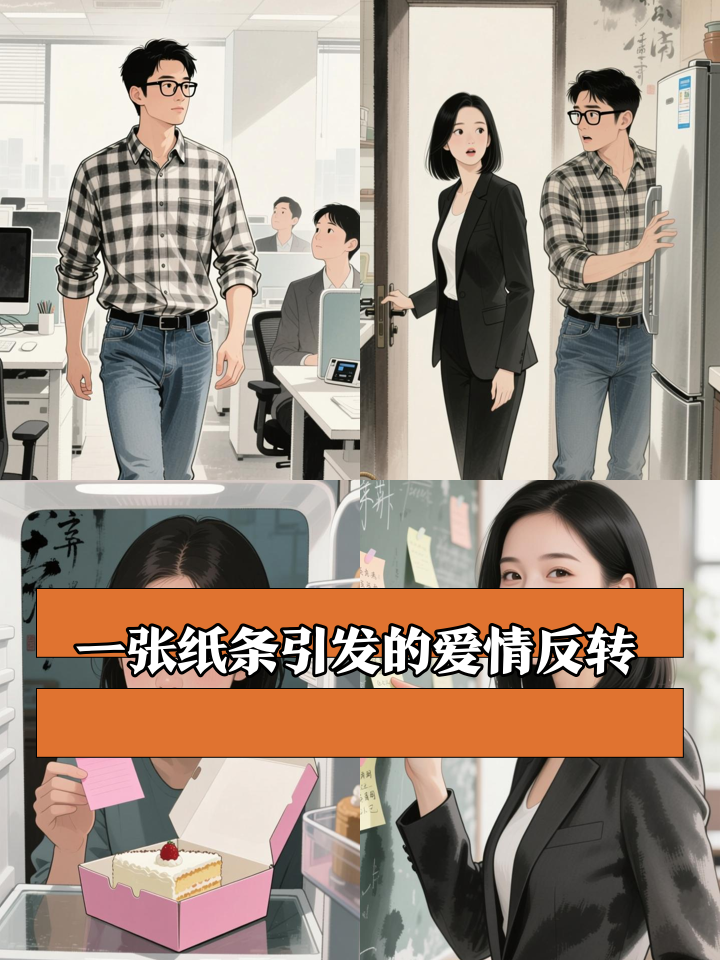 他每天留半块蛋糕，直到发现纸条背后的秘密