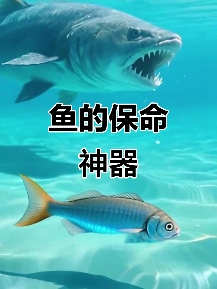 鱼靠侧线感知危险,水流波动让它提前避开障碍!