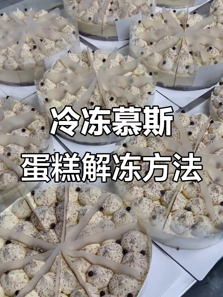 冷冻慕斯蛋糕保存与解冻技巧,教你如何避免口感损失