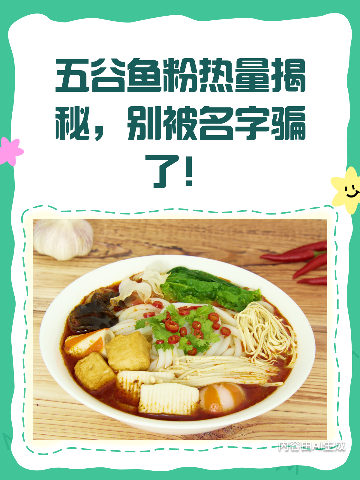 别被名字骗了!五谷鱼粉热量大揭秘