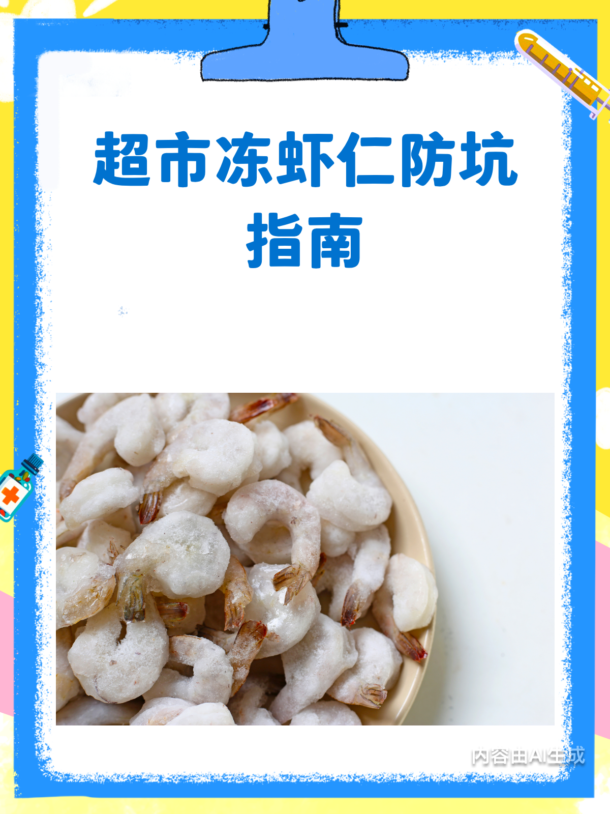 超市冻虾仁藏猫腻?这样防坑,净含量不再成谜!