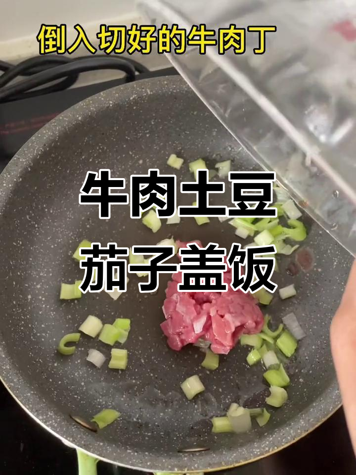 宝宝版牛肉土豆茄子盖饭,营养又美味