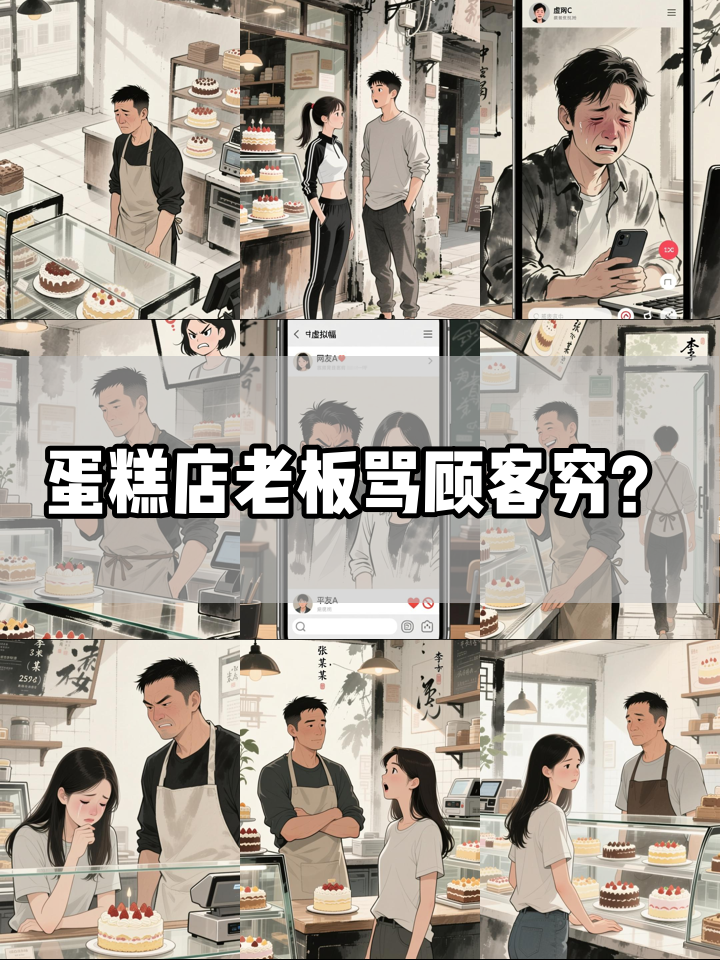 2人吃4寸蛋糕被骂上热搜！网友：这大小到底够谁吃？