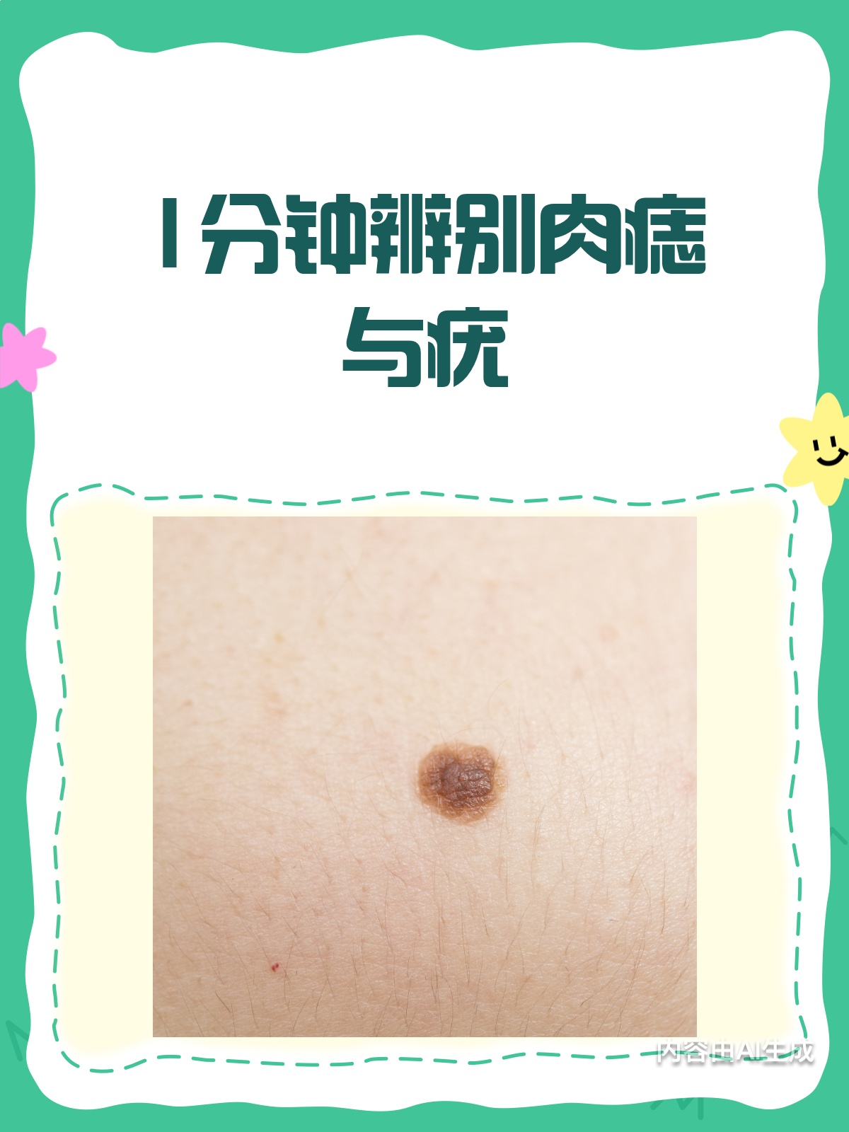 肉痣VS疣：1分钟教你轻松辨别