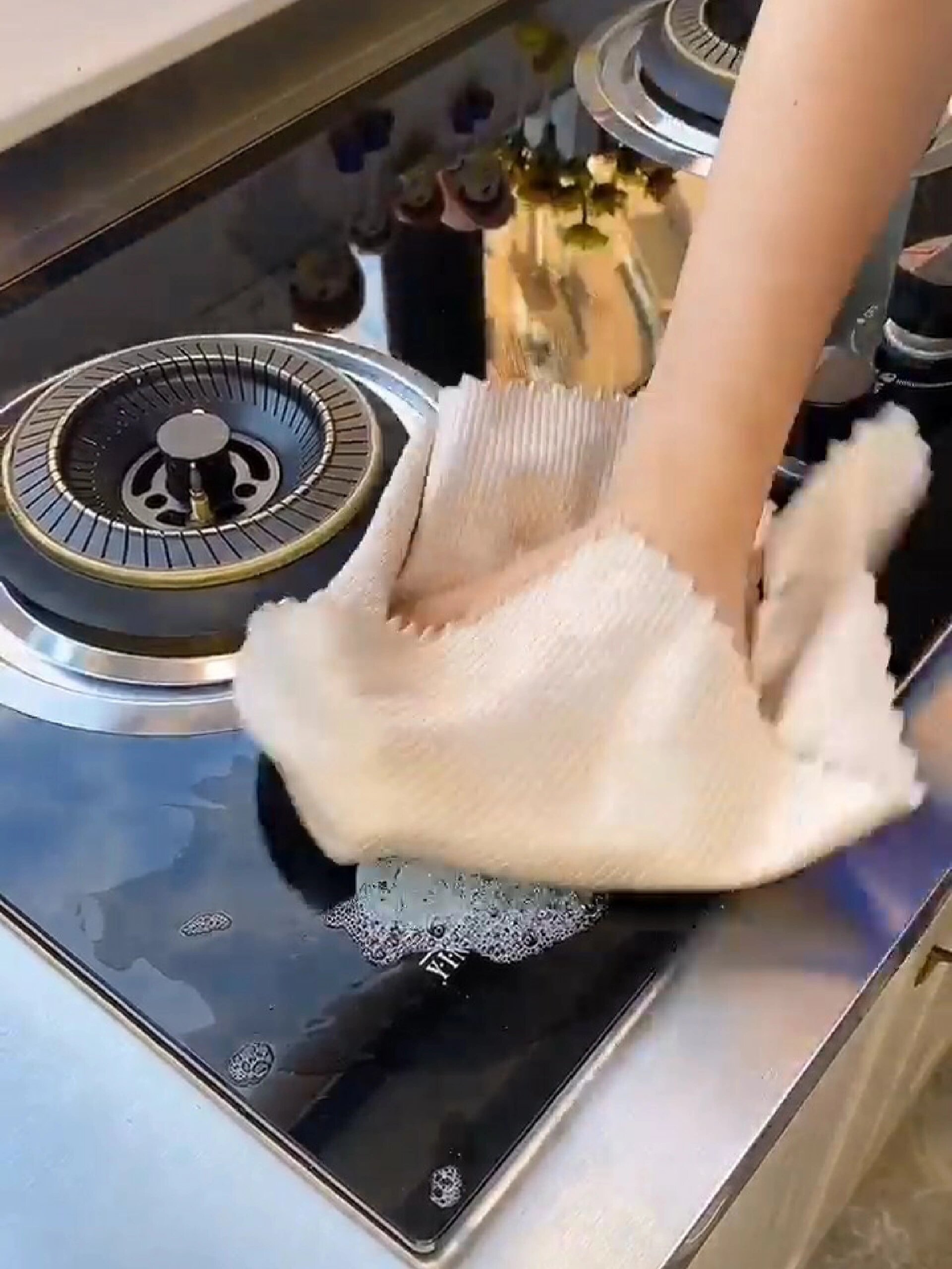 这款鱼鳞布,家里厨房的必备