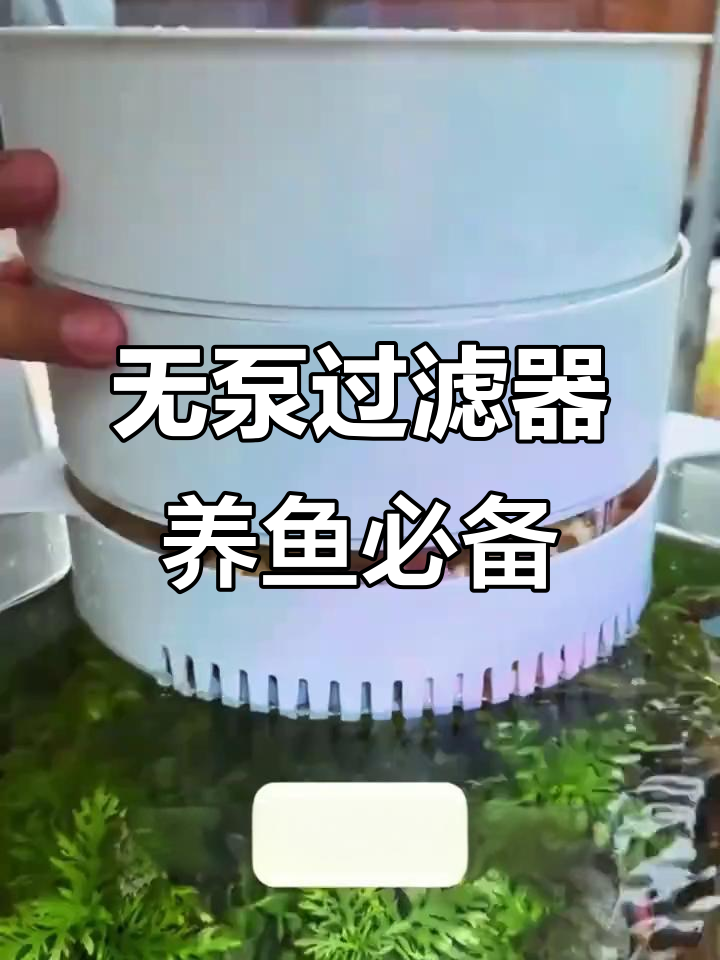 鱼缸过滤神器，无泵设计让水质更清新