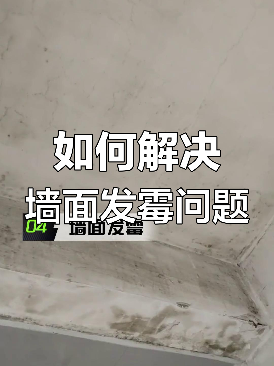 墙面发霉原因及解决方法,防潮小技巧大公开